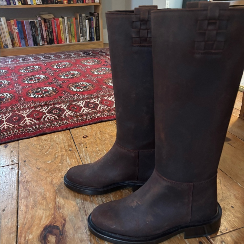 NWOT Hereu Anella Waxed Boot Size 38